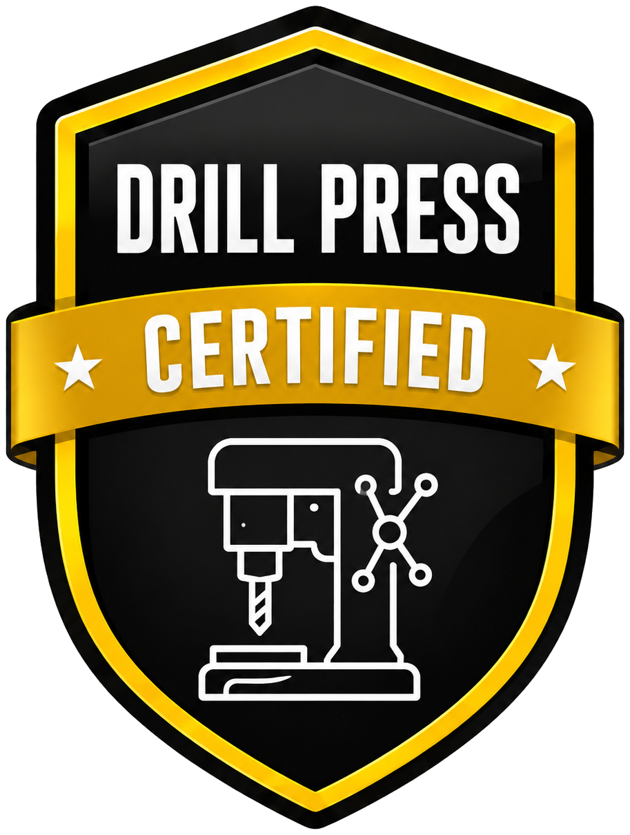 Drill Press certification badge