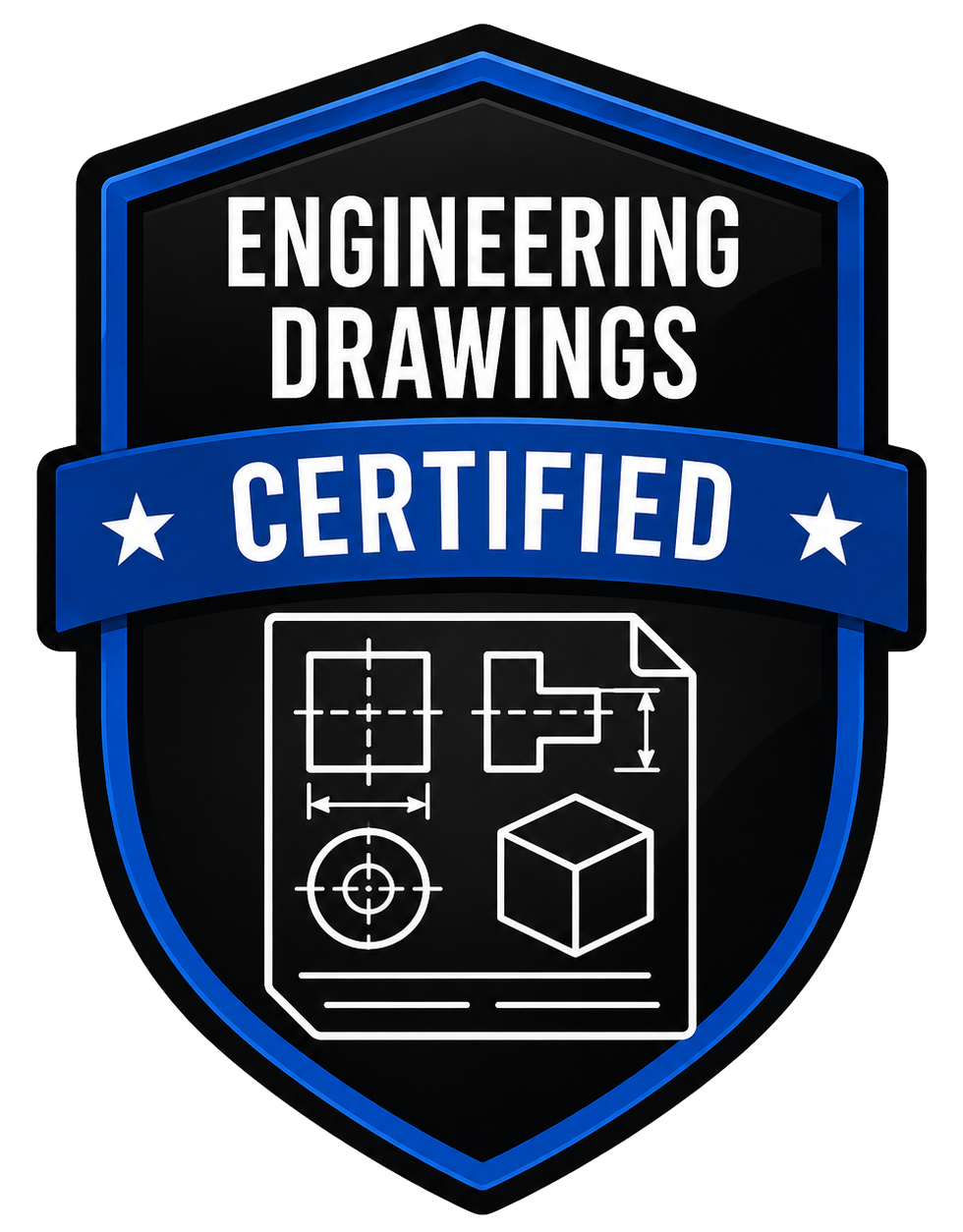 Engineering Drawings certification badge