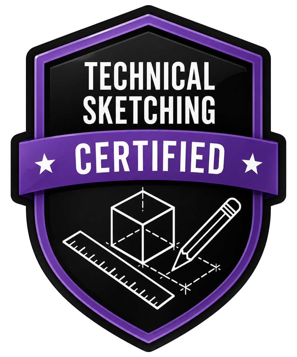 Technical Sketching certification badge