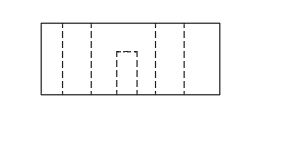 Right orthographic view showing hidden line details for the lesson 1.3 part